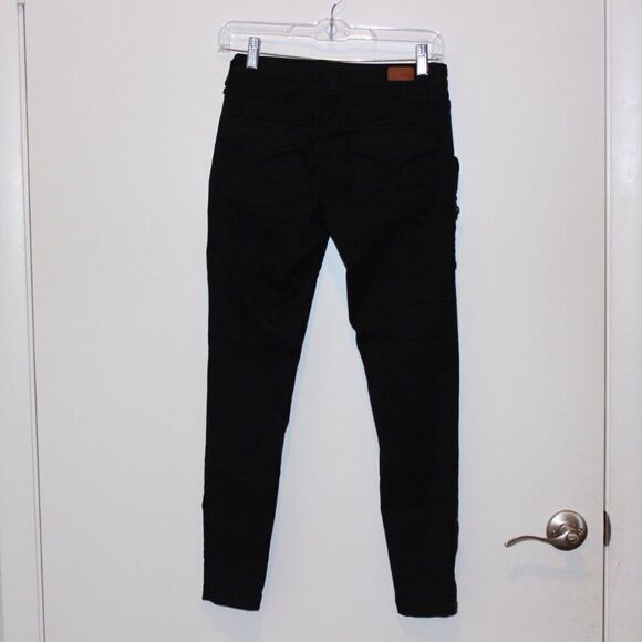 Joie Black  Zipper Front Skinny Denim Jeans Women's Size 25 - Picture 8 of 15
